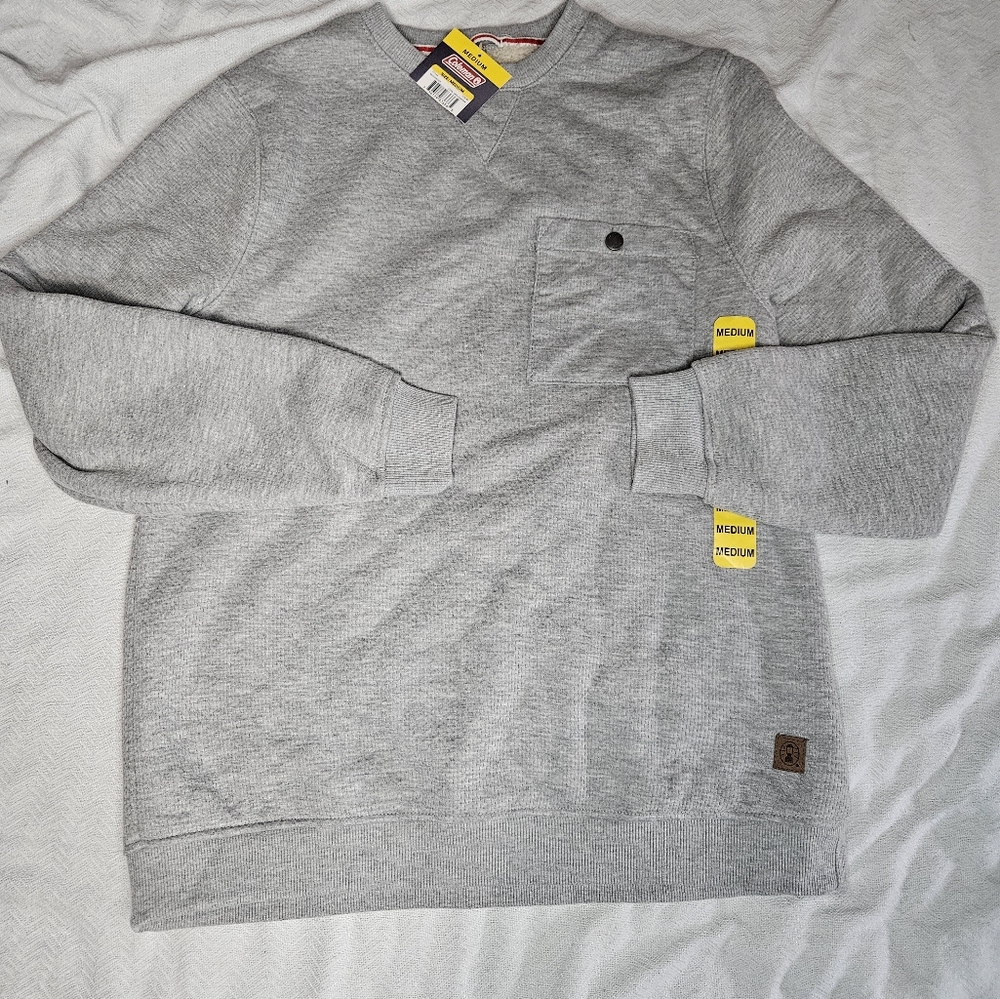 Coleman Gray Crewneck Sweater for Men